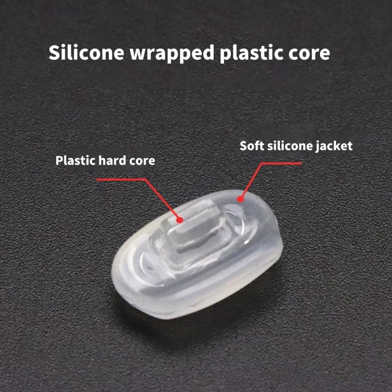 Weiche Silikon-Nasenpolster für Kinderbrillen Komfortable Designs Universell Passend Stabile Kunststoffrahmen Zubehör