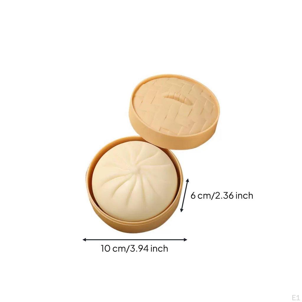 144 Pieces Bun Toy Slow SlowReturn Relaxation Dumpling Squish for Kids, Teens, Desk, Office,