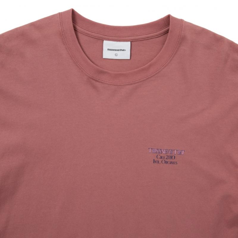 ThIS IS Never That Circa 2010 L S Tee Red Wood