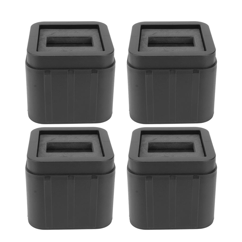 4Set Furniture Anti Vibration Pads Rubber Non Slip Foot Pads Bed Risers for Sofa Washing Machine Electrical Appliances