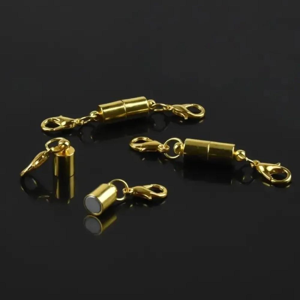 12pcs New Gold & Silver Magnet Connector Clasp Lobster Clasp DIY Clasps Jewelry Clasps Couple Bracelets