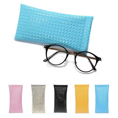 1/2/3 Piezas Bolsa de Cuero PU para Gafas de Sol Para Mujeres Hombres Estuche para Gafas Carteras Estuches de Almacenamiento Portátiles Impermeables Bolsas de Almacenamiento para Gafas