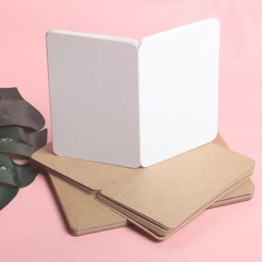 20pcs Blank Kraft Paper Cards Multi-purpose Envelope Card Greeting Cards Christmas Wedding Festival