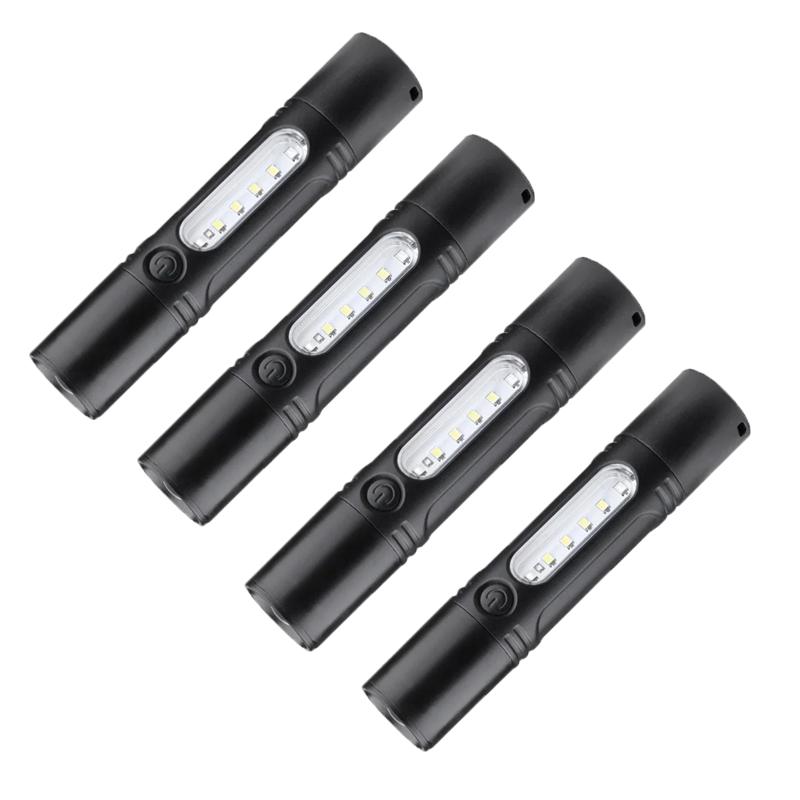 Wiederaufladbare Zoom LED Taschenlampe Kleine Taschenlampe Taschenlampe Laterne 3 Beleuchtungsmodi Tragbares Campinglicht Mini LED Taschenlampe