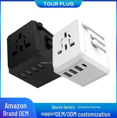 Międzynarodowy Wielofunkcyjny Adapter Podróżny do Korei, Japonii, Tajlandii, Europy, USA