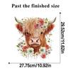 Cute Little Cow Sticker Cartoon Waterproof Bathroom Toilet Decoration Self Adhesive Decals