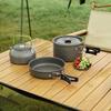 ZISIZ Outdoor Camping Cookware Set (3-Piece)