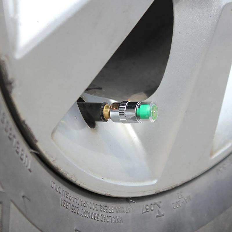 Cars Tire Air Pressure Monitor Alert 4/8/10 Pcs Tyre Cap Indicator Alert Air Pressure Gauge