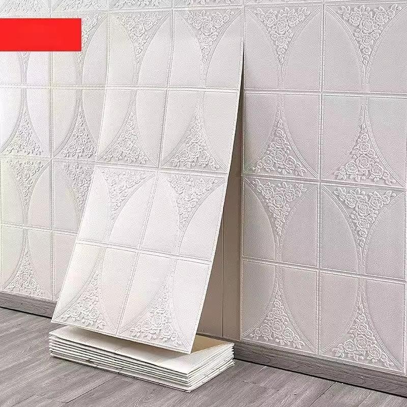 1/5/10M  3D Brick Wall Stickers Wallpaper Decor Foam Waterproof Wall Covering Wallpaper For Kids Living Room DIY Background
