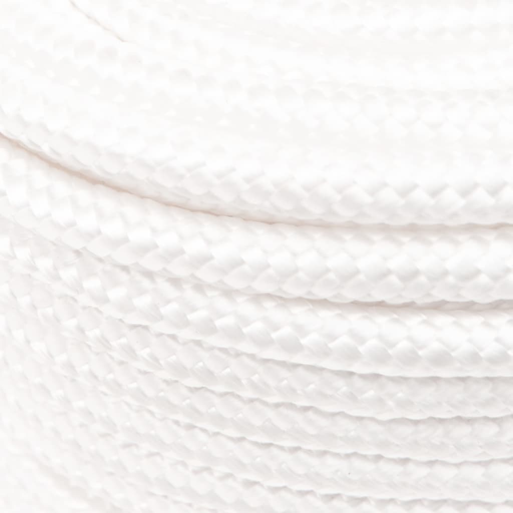 vidaXL Boat Rope White 12 mm * 50 m Polypropylene