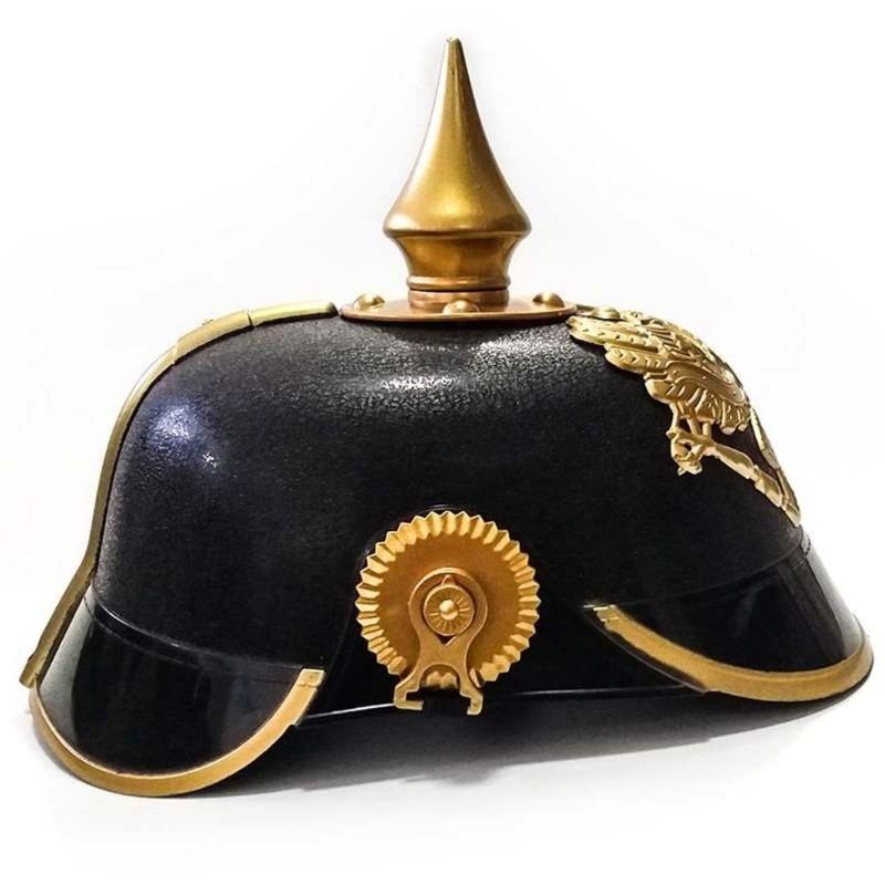1PC Hüte Deutsch Preußischen Kunststoff Helm Retro Helme Tragbare Maske Dekorative Cosplay Prop Jungen Geschenke