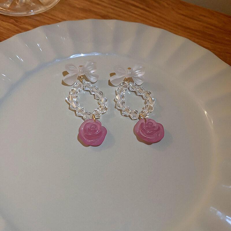 

Длинные серьги ручной работы из искусственного жемчуга, модные темпераментные женские милые романтические серьги, ювелирные аксессуары, подарки