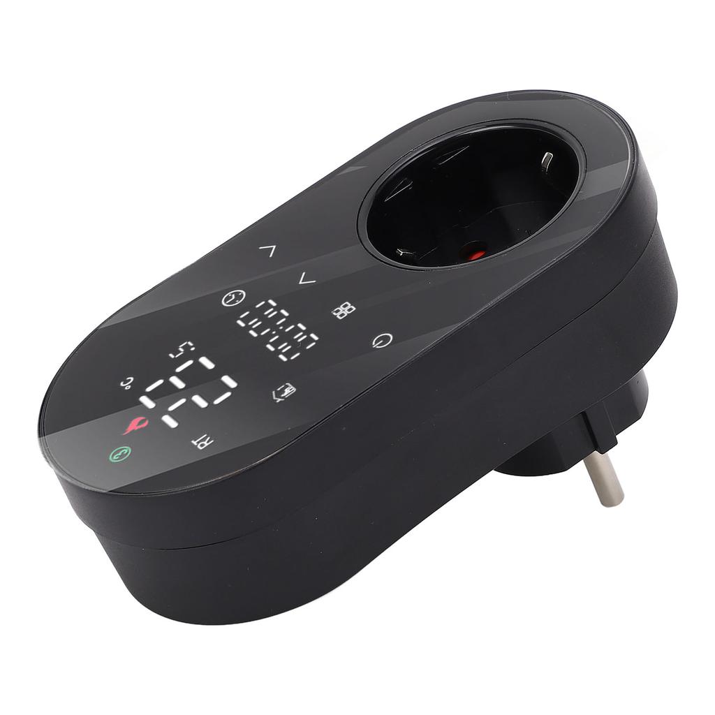 LED Digital Temperature Control Socket Programmable Plug in Thermostat Controlled Outlet for AC Floor Hting 16A