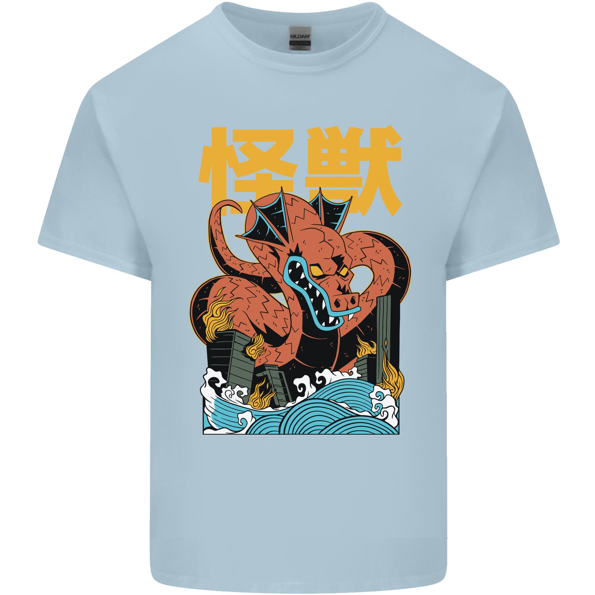 Kaiju Dragon King Ghidorah Japanese Monster Unisexs Light Cotton TShirt S