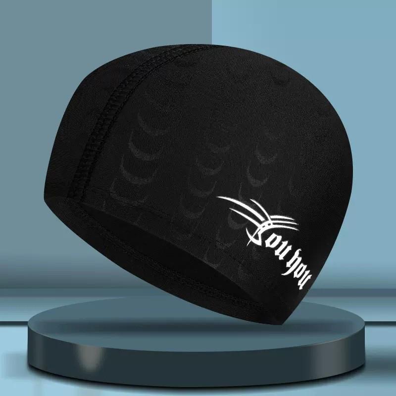Floral Solid Color Swim Cap - Comfortable, Non-Tightening, Fashionable, Unisex for Adults & Kids