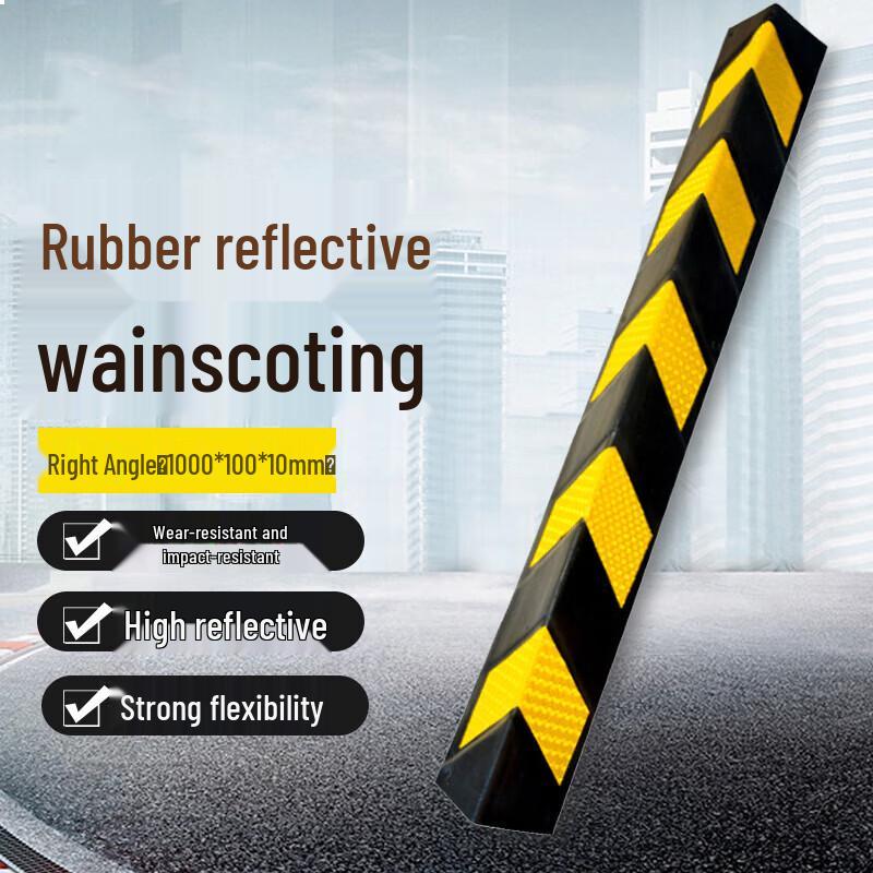 Rubber Reflective Garage Wall Corner Protector