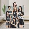 Kpop Babymonsters Group Blankets Velvet Spring/Autumn  Multi-function Lightweight Throw Blanket for Home Office Bedspreads