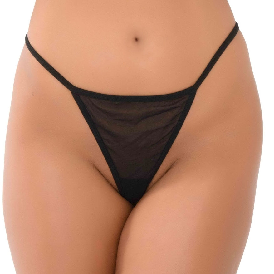 String Lily Noir - DARING Intimates - Strings et Culottes
