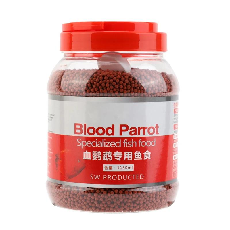 Blutrotes Papageifischfutter 500g Farbverstärkendes Rotes Papageibuntbarsch Fischfutter Futter