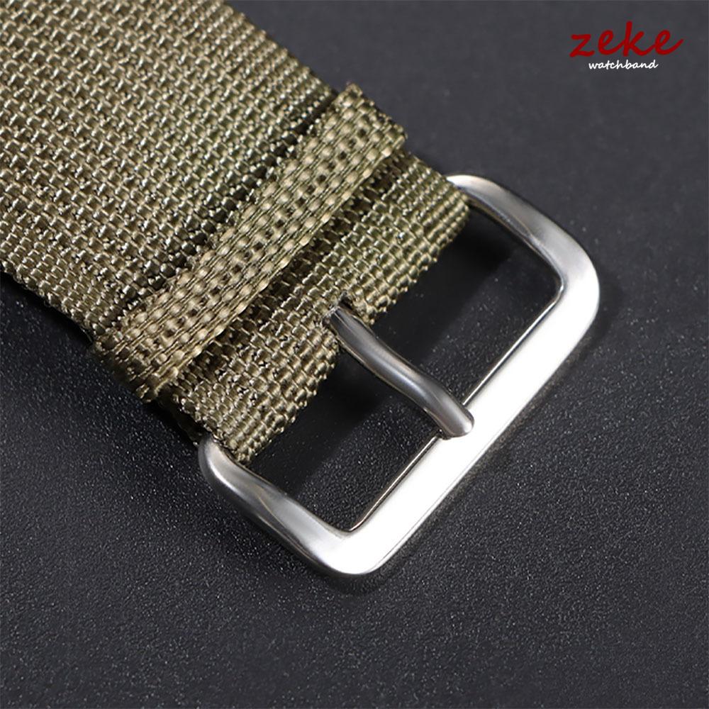 20mm 22mm Ribbed Nylon Watch Band for Omega Men's Military Sport Breathable Braided Strap Black Blue Green Fabric Nylon Bracelet