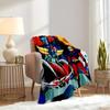 1pc Cosmic Warrior,Galactic Guardian,Celestial Defender Print Flannel Blanket Suitable for All Seasons, Perfect for Home, Travel, or Camping  34