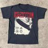 Hot Sale Leds Zeppelinsclassic Poster Graphic Print T-Shirt Men Women Summer New Tee Cotton O-Neck Loose Casual Oversized Top
