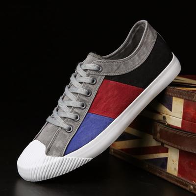 Mode Gemengde Kleuren Canvas Schoenen Heren Mode Sneakers Ademende Herenschoenen Casual Flats Veterschoenen Heren Gevulkaniseerde Schoenen Tenis Masculino