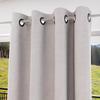 100% Blackout Eyelet Curtain 135x300 Cm ECLIPSE White, by Soleil D'ocre