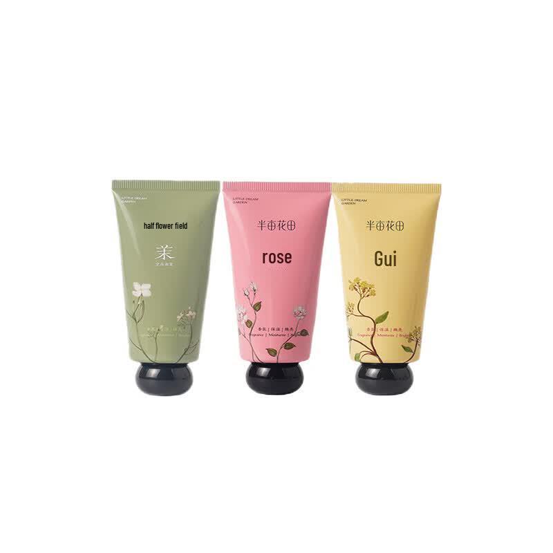 Набор кремов для рук с ароматом эфирных масел «Сад маленьких снов» ярко-розовый