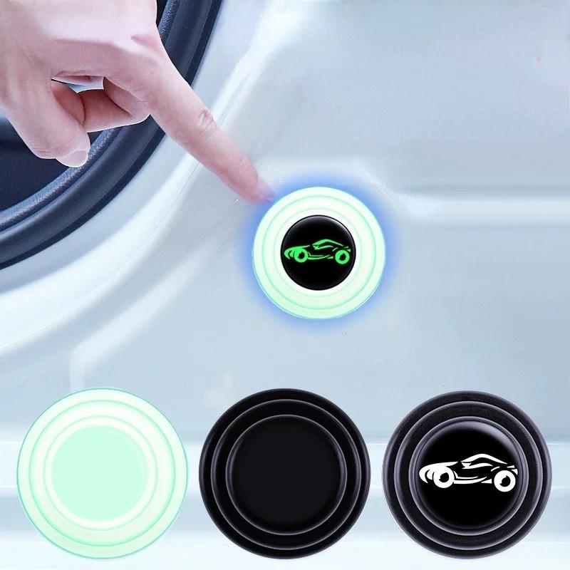 4 Stück Autotür Stoßdämpfende Dichtung Antikollision für Tesla Model 3 Model X Y Style Roadster