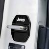 Cup Holders 4PCS Metal Car Door Lock Cover Protection Sticker For Jeep Wrangler JL JK Renegade Grand Compass Gladiator Cherokee