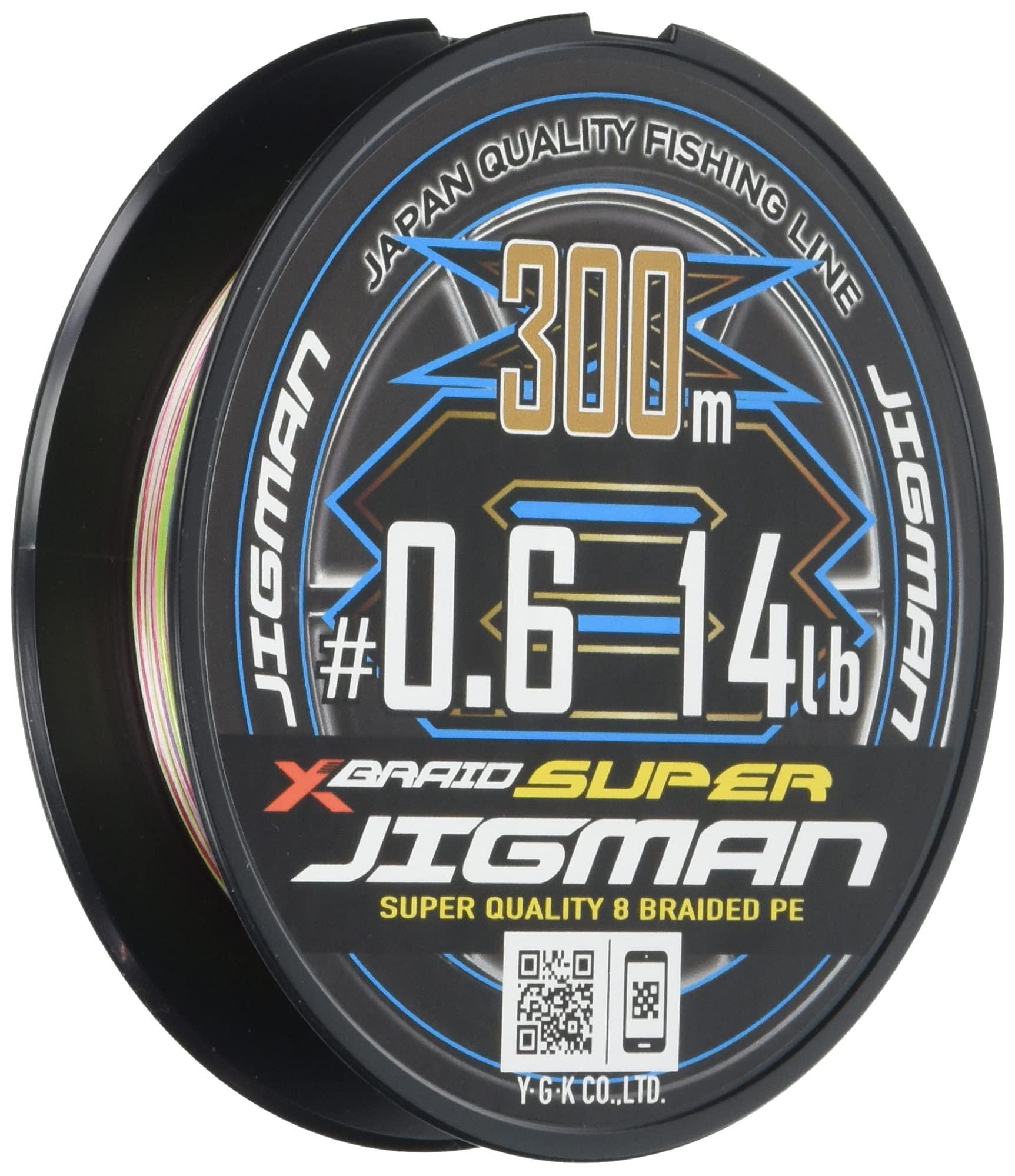 Super Jigman X8 300m 14lb X-Braid 0.6