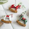 1 st Harts Gung Häst Julprydnad Vintage Stil För Träd Hängande Heminredning Diy Hantverk Samling Gåva Dekoration Hem