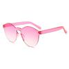 Women Luxury Vintage Sunglasses Clear Color Candy Design Sun Glasses Fashion Eyewear Trendy Accessories
