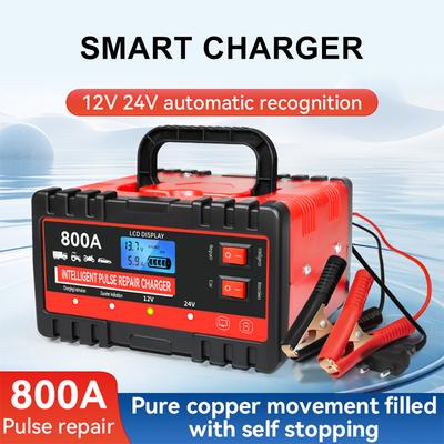 12V intelligentes Batterieladegerät tragbar multifunktional SUV/Pick-up Motorradbatterie laden intelligente Pulsreparatur