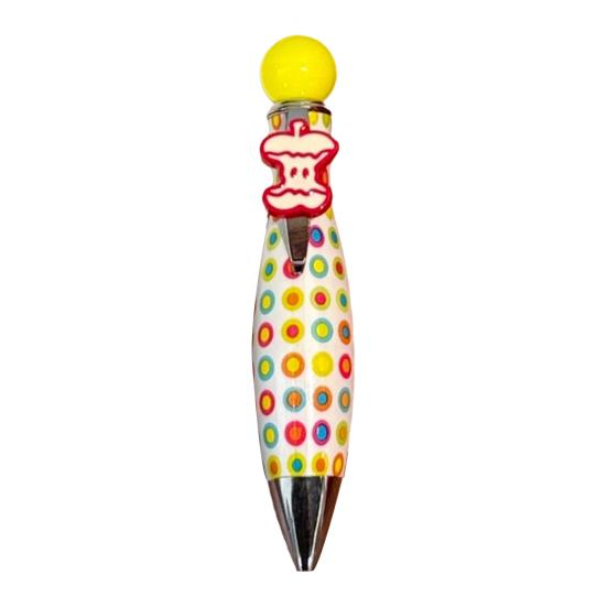 

Creative Ballpoint Pen Smooth Writing Twisting Bowling Ball Pen Dopamine Vibrant Colors Pen Fun Desk Toy Year of The Horse Gift A