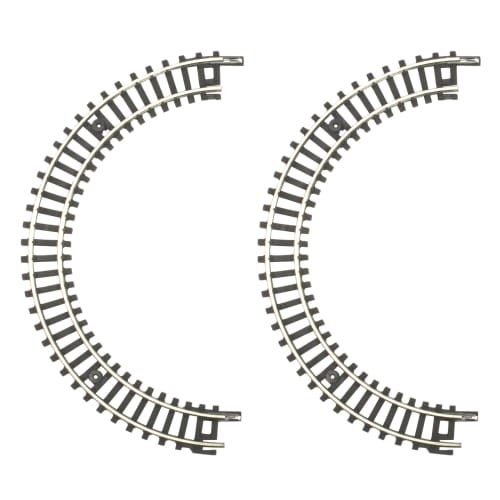 

Кривой рельс Z-масштаба (Нет трека), R45мм, 180, Набор из 2 штук, R091, Принадлежности для макета железной дороги