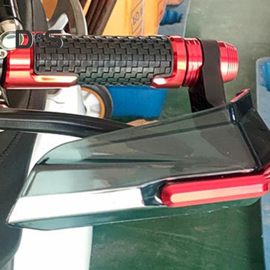 1 pár motocyklových chráničů rukou s čelním sklem CNC hliníkový univerzální 22MM chránič rukou na řidítka Příslušenství pro úpravu skútrů na motocykly