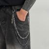 Hiphop Goth Creative Pendant Keychain Waist Belt Men Women Vintage Wallet Trouser Hipster Jeans Chain Jewelry