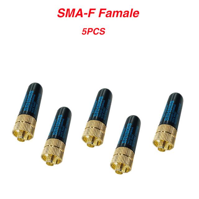 

10 шт. Srh805s Sma-f женская антенна двухдиапазонная VHF/uhf для рации UV-5r Bf888s UV-82 Uv9r аксессуары для двухсторонней радиосвязи 5 pcs