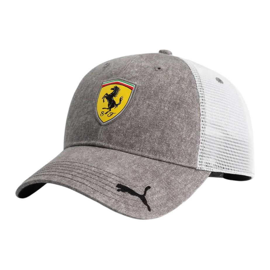 PUMA Polyester Baseball Caps Unisex Gray/White 701232799 002 F