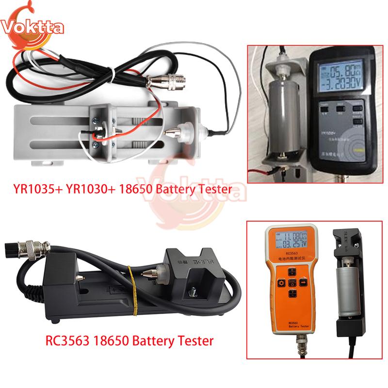 RC3563 YR1030 YR1035 Battery Internal Resistance Tester 18650 Battery Tester Fixture Lithium Battery Voltage Test Holder Tools