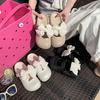 Sweet and Cute Bow Bag Head Slippers Spring and Summer Fashionable and Comfortable One-pedal Cool Slippers