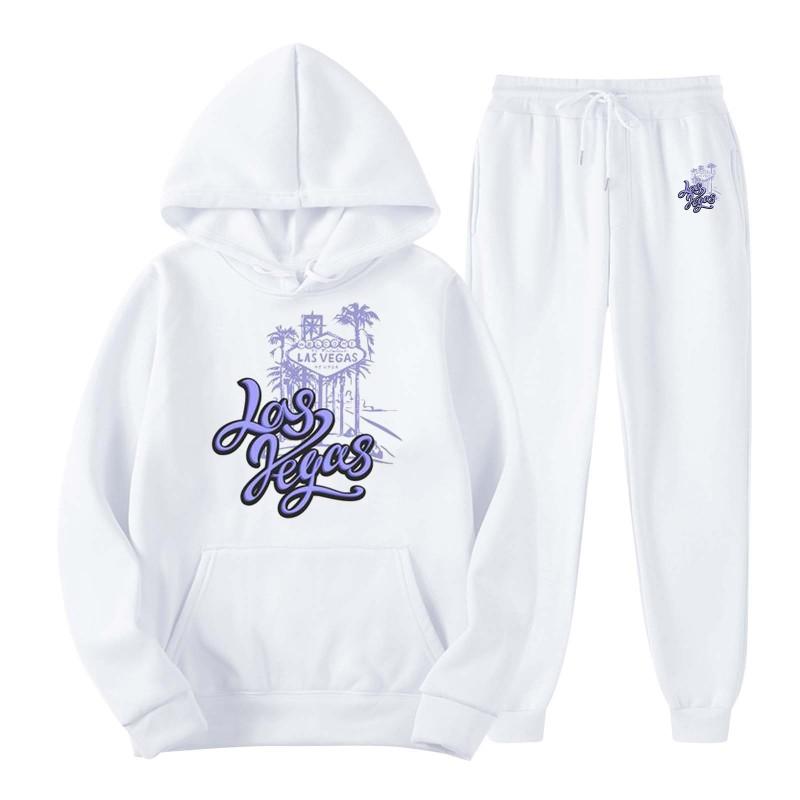 2023 Autumn/Winter New Trend Y2K Men's Hooded Hoodie Set Printed Sweater Men's Leisure Sports Set