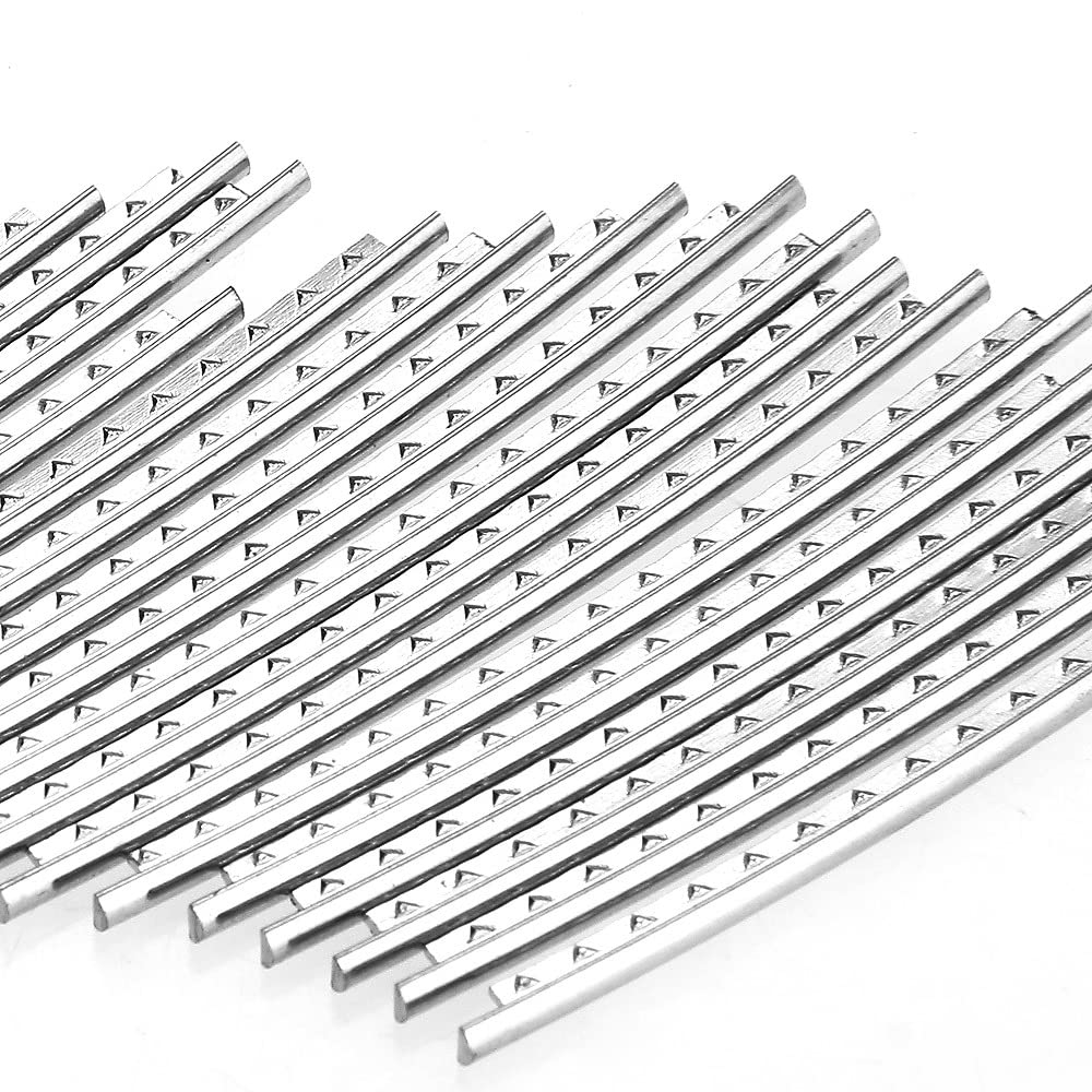 Electric Guitar Fret Alloy Fret Wire Set for Guitar Fretboards and Bass Guitar Parts Accessories Wire, Copper-Nickel