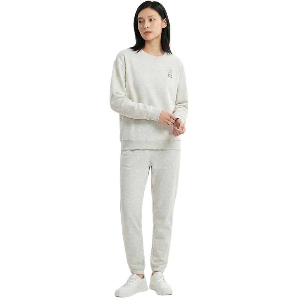 Anta Autumn Casual Versatile Hoodie Women tops Gray 962548712-3