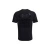Under Armour Logo Embroidered Short Sleeve T-Shirt Men Tops Black 1371264-001