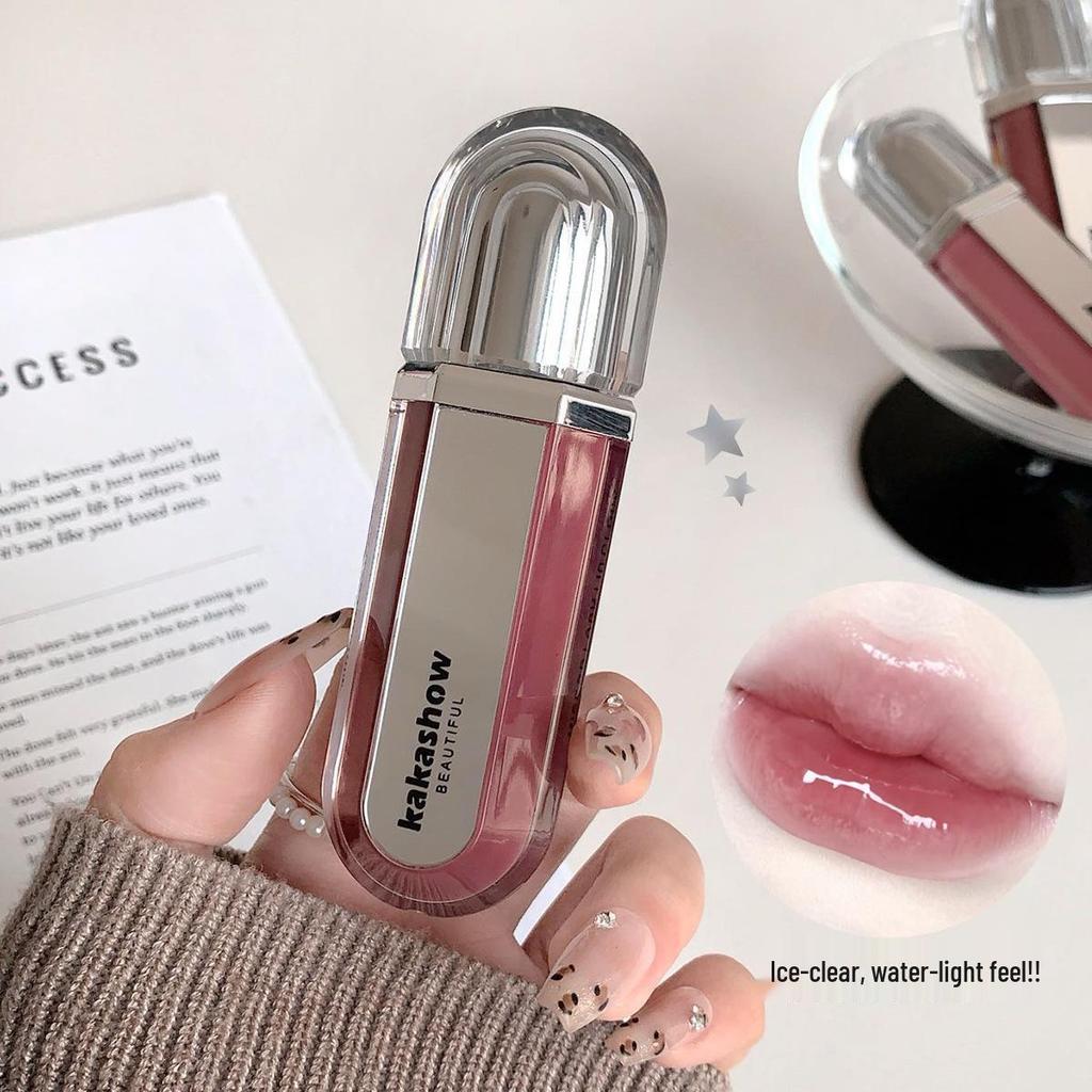 Kakashow Feuchtigkeitsspendender Lipgloss: Spiegelglanz, Feuchtigkeitsspendender Aufpolsterungs-Effekt für einen Natürlichen Look, Perfekt für Herbst/Winter.