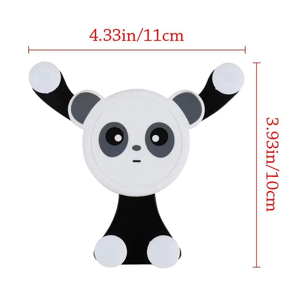 Universal car panda car phone holder all mobile phones GPS can be placed car interior car accessories cute holder car tools