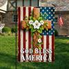 God Bless America Christian Cross American Ag Graden Ag UUI GGX